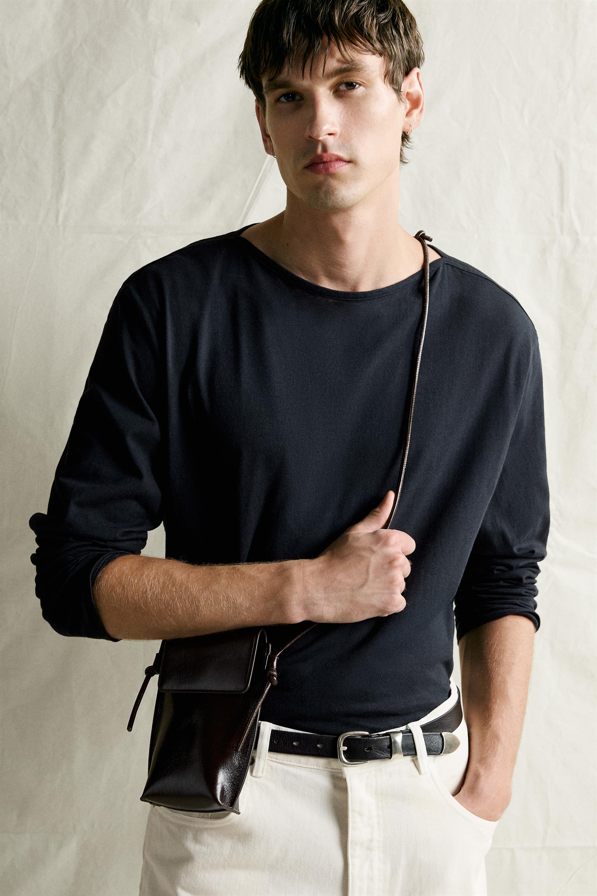 LEATHER CROSSBODY BAG